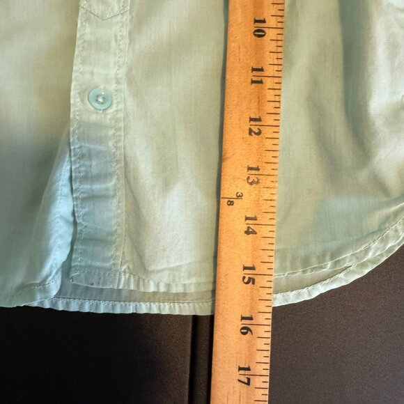 Billabong Toddler Boy Mint Green Short Sleeve Button-Up Shirt, Size 2T - Picture 6 of 7